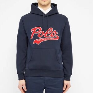 Vintage Polo Ralph Lauren unisex hoodie BLACK